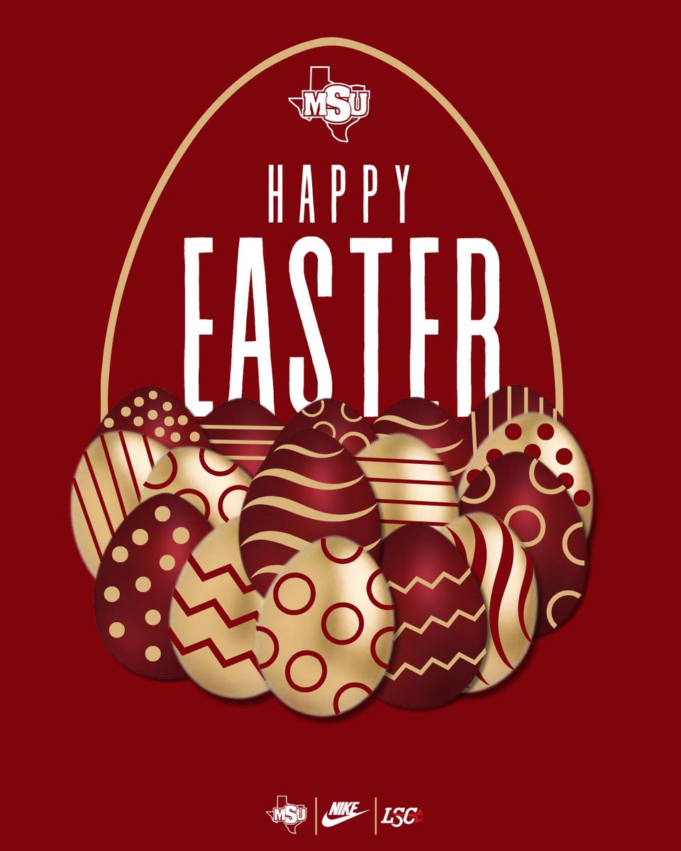 From Our @MSUTexasFB Family to Yours, Happy Easter!