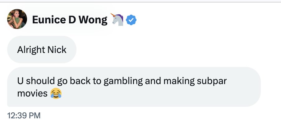 haters gonna hate

<a href="/Eunicedwong/">Eunice D Wong 🦄</a>