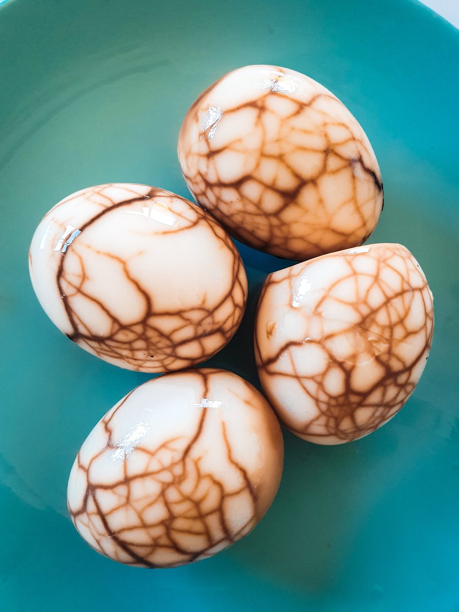 Chinese tea eggs. Family Easter tradition