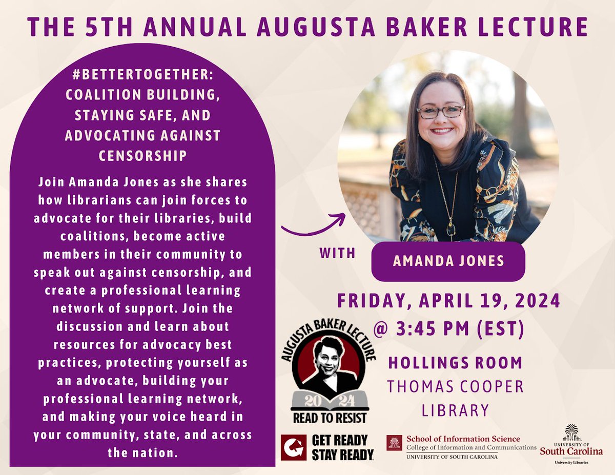 The 5th Annual Baker Lecture is coming up on April 19th. Registration closes on Friday, April 5th. Please join us! docs.google.com/forms/d/e/1FAI…