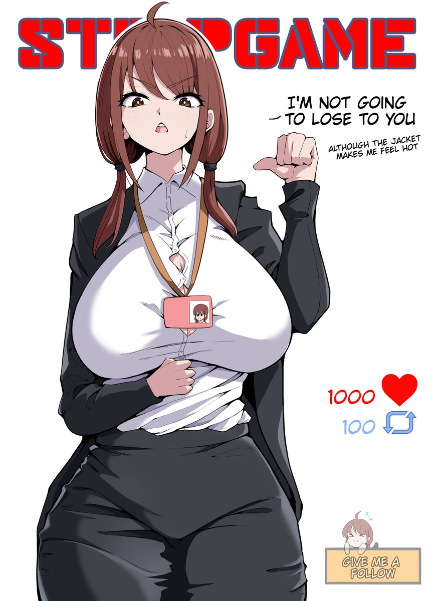 Stripgame!!! Let's Goooooo!!!

OC Naive girl in Office lady outift