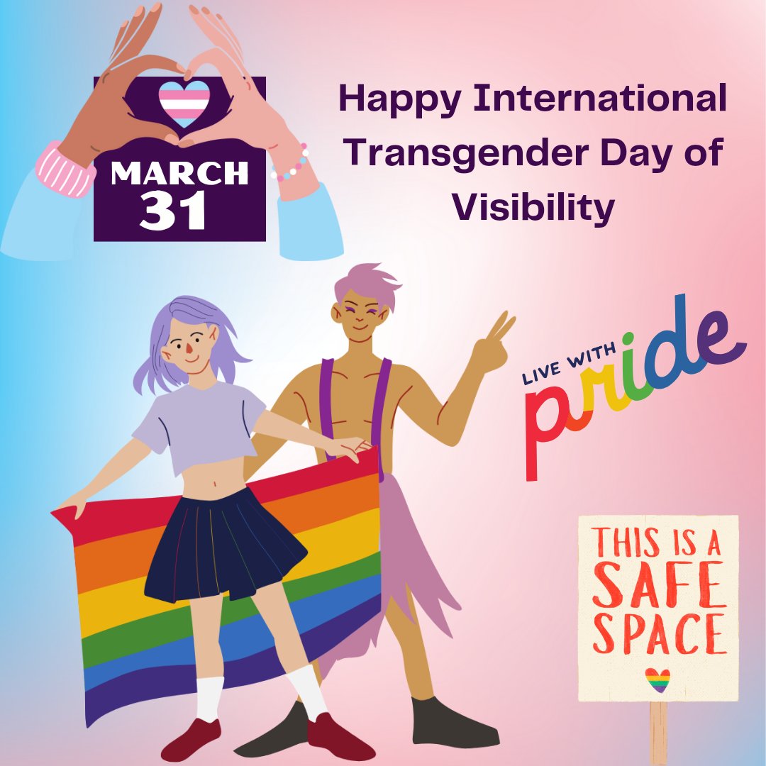 WitchFoxVT's tweet photo. Happy #TransDayOfVisibility ❣️ https://t.co/p0XKpVtZYM