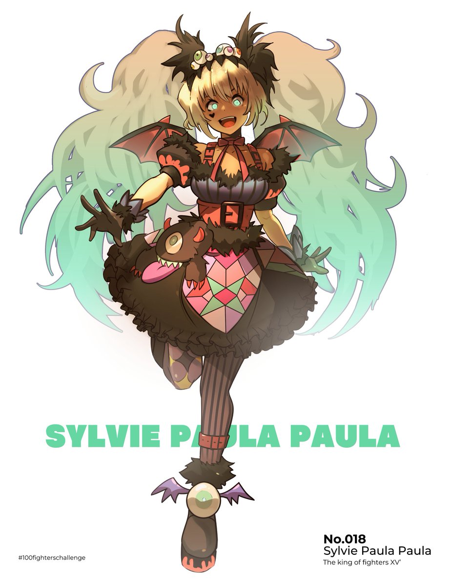 18/100

Sylvie Paula Paula 👁️
#kof #sylvie #fanart #100fighterschallenge #SNK