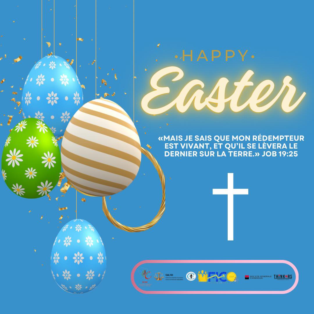 fico_ucac's tweet photo. Le FICO vous souhaite d’excellentes fêtes de Pâques💙🤍💛 https://t.co/VKGyi3VgVh