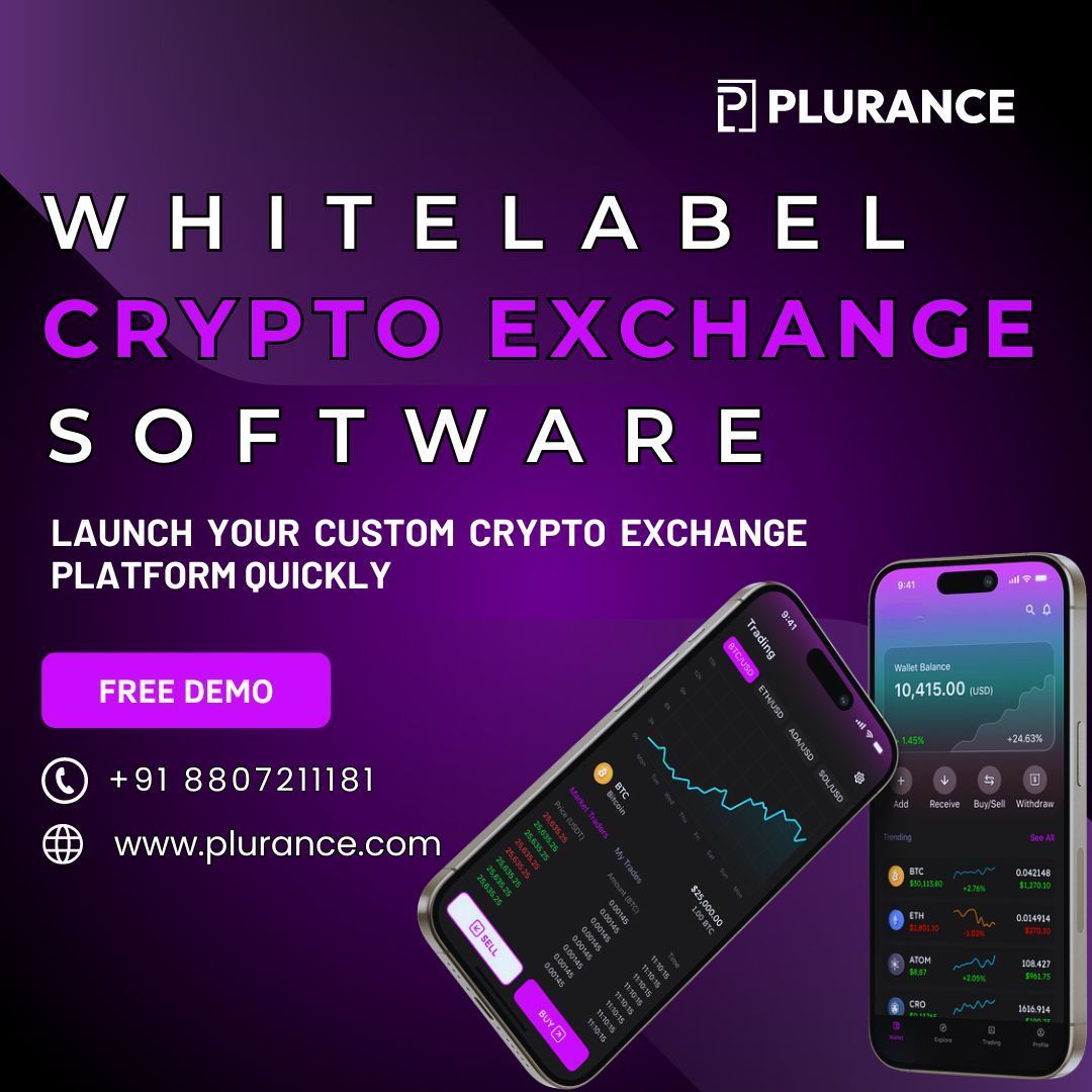 plurancetech's tweet image. Fulfill your dream of launching your cryptoexchange with #Plurance's #whitelabel #cryptoexchangesoftware. We shape your #crypto exchange quickly according to your needs with our highly-rated white label solutions
Free Demo: buff.ly/3TWG2IH
#cryptotrading #bitcointrading