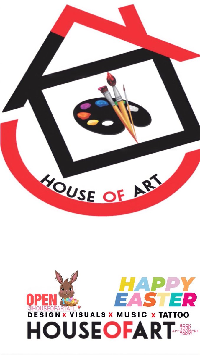 House ⭕️f Art📍 @houseofartatl 
🐰Happy Easter from our family to yours 🤍 1st client 10:00am We’re OPEN 9,200 SQ FT 12x30 24x12 Cyc Wall,Sets Book today.
📍2460 Moreland Ave Atl,GA 
👨🏾‍💻 linktr.ee/houseofartatl
📩houseofartatl@gmail.com 
#houseofartatl  #Atlanta #studio #easter