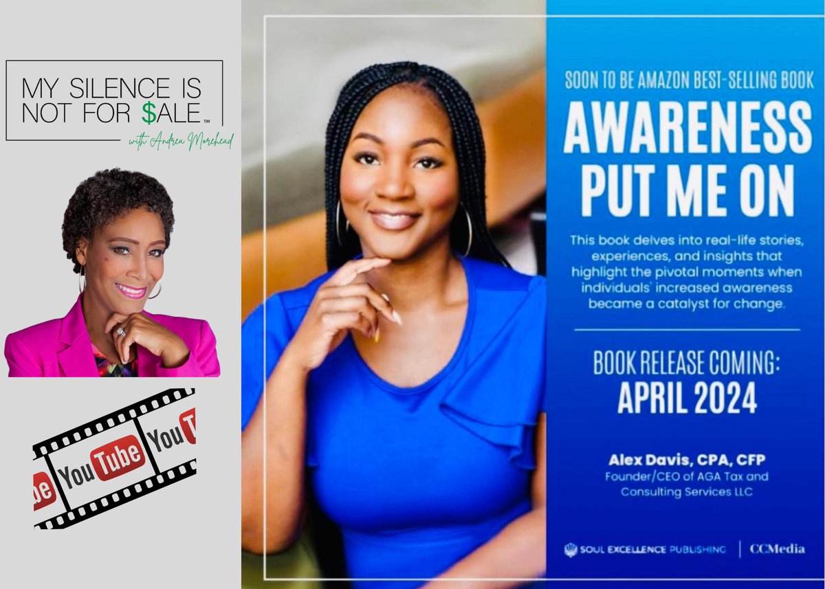 How aware are you about the culture of your work environment &amp; how it makes you feel? On latest episode <a href="/SilenceNot4Sale/">MySilenceIsNotForSale</a>, #AlexDavis, CPA, CFP® shares journey of truthful awareness that forced her to walk out on faith!
<a href="/endworkabusenow/">End Workplace Abuse Now</a> 
<a href="/Andrea_Morehead/">Andrea Morehead</a> 

youtu.be/qNRJEKg3g90?fe…