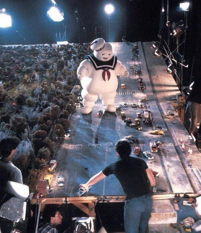 thelukemoody's tweet image. The original Ghost Busters film set, 1984