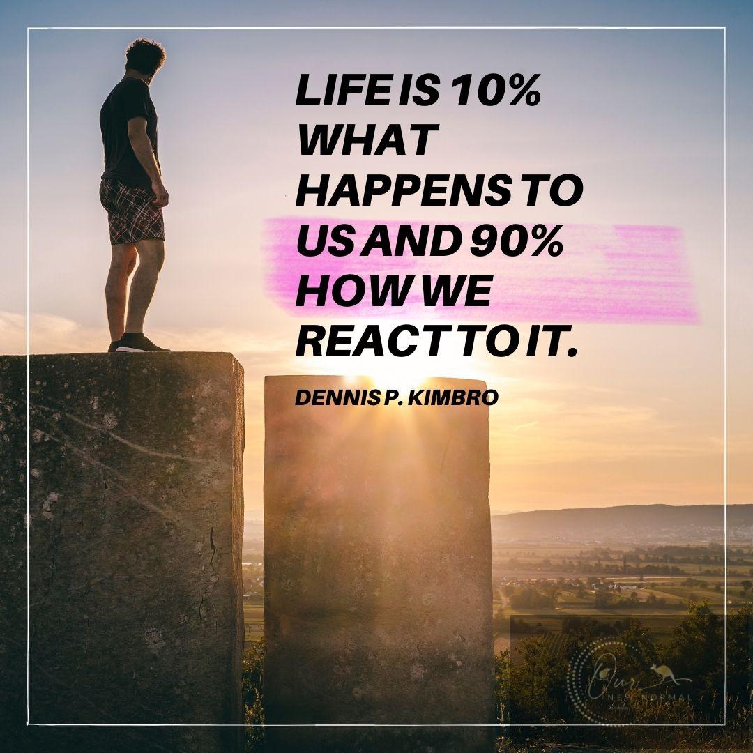 Life is 10% what happens to us and 90% how we react to it.

~ Dennis P. Kimbro

#powerofchoice #itsuptous 𝗦𝗺𝗮𝘀𝗵 𝘁𝗵𝗮𝘁 𝗹𝗶𝗸𝗲 𝗯𝘂𝘁𝘁𝗼𝗻 𝗶𝗳 𝘆𝗼𝘂 𝗮𝗴𝗿𝗲𝗲! #becomeknown #businessdirectory #technology #ournewnormal