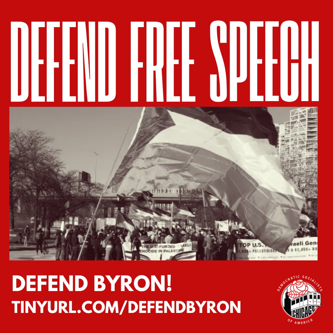 48thNeighbors's tweet photo. @SigchoFor25 @ChicagoDSA @ChicagoDSA also made a great toolkit with sample graphics and social media posts to spread the word about why we need to defend free speech and #DefendByron! Toolkit is linked at https://t.co/3cPCI7tVvq https://t.co/xZy5eRWBvO