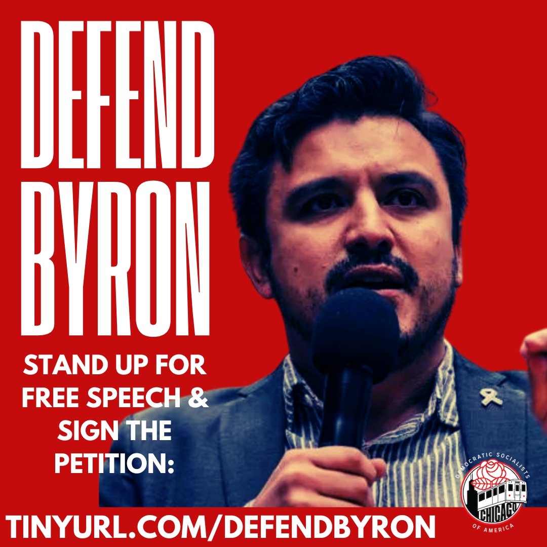 48thNeighbors's tweet photo. @SigchoFor25 @ChicagoDSA @ChicagoDSA also made a great toolkit with sample graphics and social media posts to spread the word about why we need to defend free speech and #DefendByron! Toolkit is linked at https://t.co/3cPCI7tVvq https://t.co/xZy5eRWBvO