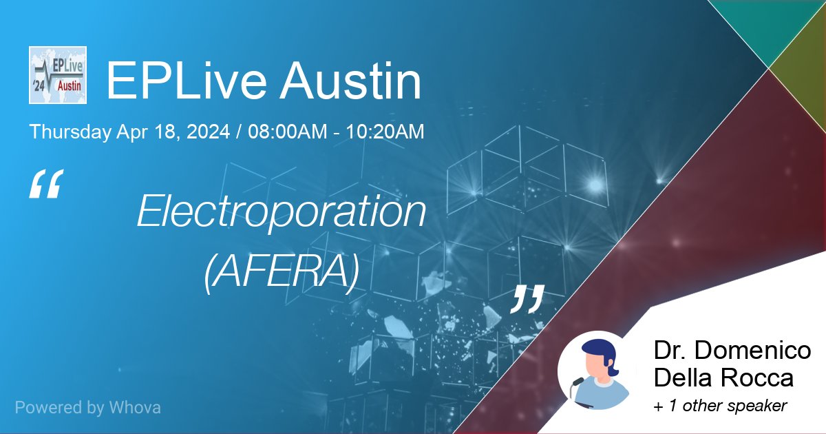 We're excited to announce that EPLive Austin is happening April 18 – 19, 2024! Please contact us for more information on how to register for the event! - via #Whova Event Platform