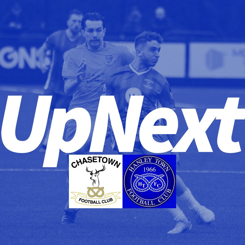 Up Next:

🏆 The Pitching In Northern Premier League West
⚽️ Chasetown vs. Hanley Town
⌚ Monday 1st April 3.00pm
🎟 Adults £10, Conc. £7, U16 £2
🏟 The Scholars Ground, Church Street, Chasetown WS7 3QL
