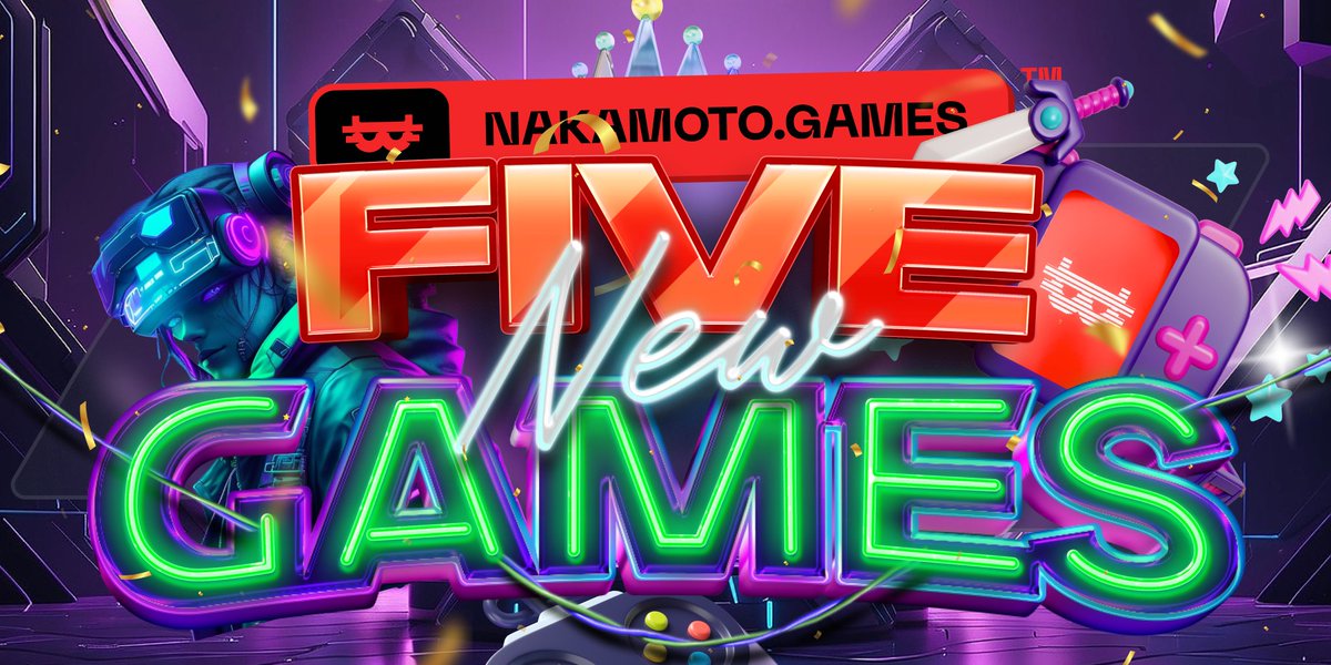 NakamotoGames's tweet photo. Nakamoto Games consistently exceeds expectations, as is our tradition!

We promised three major releases, but in true $NAKA spirit, we've prepared a surprise for our #NAKAFAM! Introducing not three, but five major new games: #GalacticGrail, #DUO, #DawnOfTheDamned, #NAKARider and #FantasyMahjong!

We're pushing the boundaries hard! #BUIDL