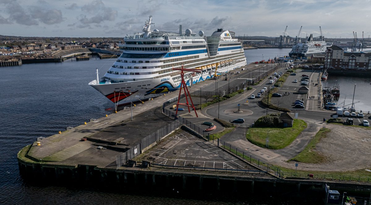 AIDADIVA | Passenger Ship | IMO: 9334856 North Shields International Passenger Terminal.