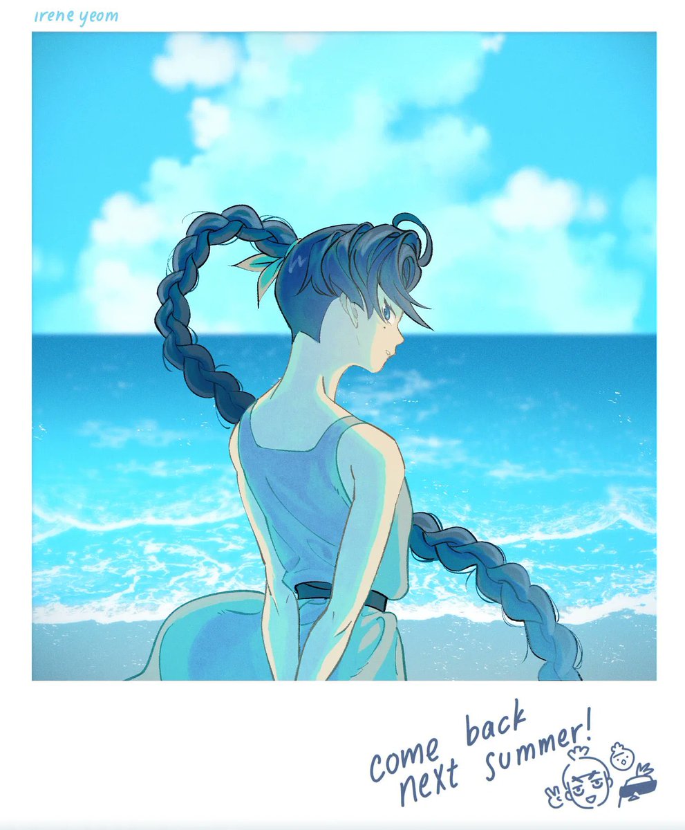 Whoa who drew these?! I love the way they use blue