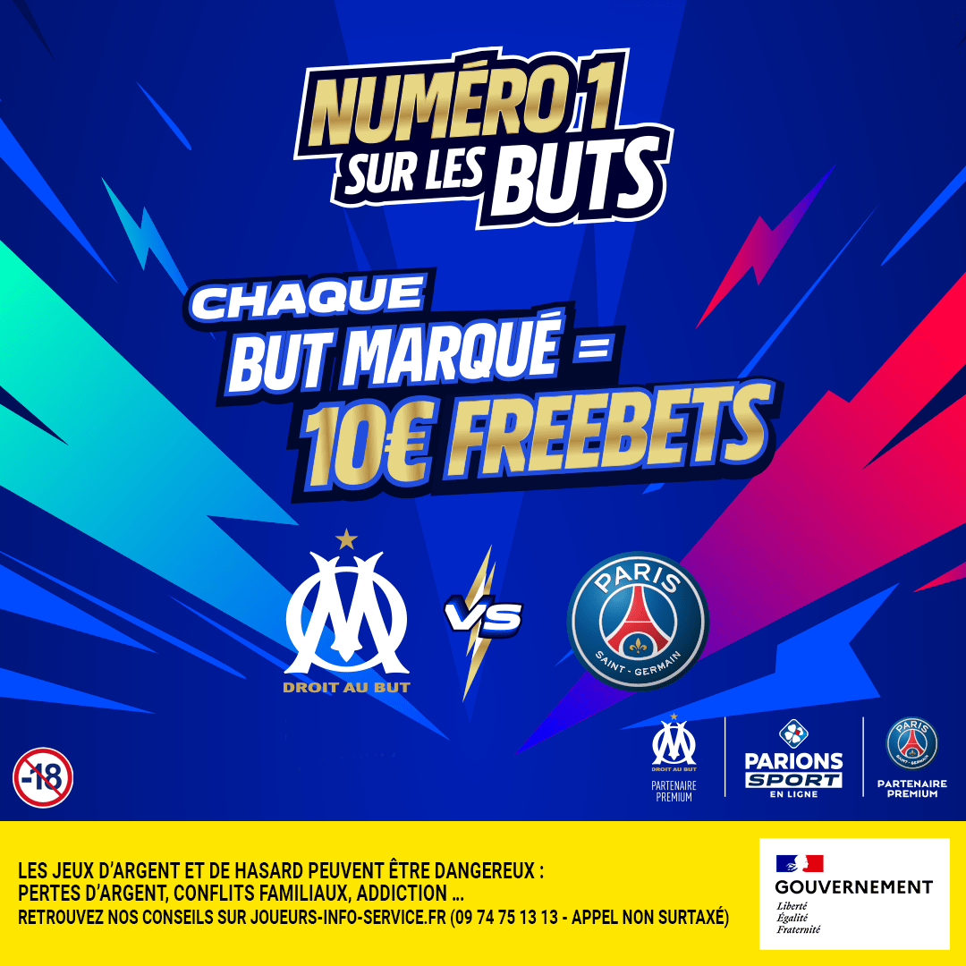 ParionsSport's tweet photo. ⚽️ Pour conclure le week-end, on offre à 10 d'entre vous 10€ de freebets à chaque but marqué lors du Classico. Il suffit juste de trouver l'un des buteurs du match. 

Pour jouer :
1️⃣ RT+Follow
2️⃣ Commente avec un buteur + #N1SurLesButs

Règlement: https://t.co/NgSqRNJOZU https://t.co/5zOo4Zzzny