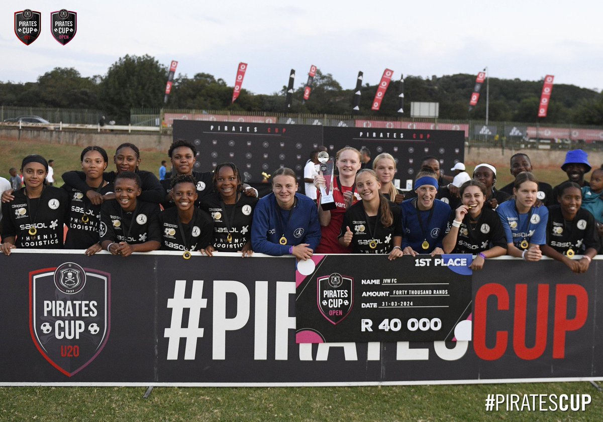 ☠️ 🏆 #𝗣𝗜𝗥𝗔𝗧𝗘𝗦𝗖𝗨𝗣 𝗖𝗛𝗔𝗠𝗣𝗜𝗢𝗡𝗦 🏆 👑 @JVWGirlsFootbal 👑 ⚫️⚪️🔴⭐️ #OrlandoPirates #OnceAlways