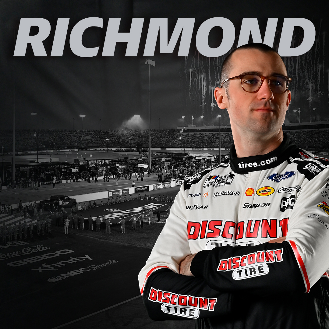🏁 We’re hoping @AustinCindric and @Team_Penske make short work of the short track today in Richmond! Will you be rooting for the No. 2 Discount Tire Ford Mustang on the historic D-shaped oval? #Richmond #NASCAR #TeamPenske #AustinCindric #Racing