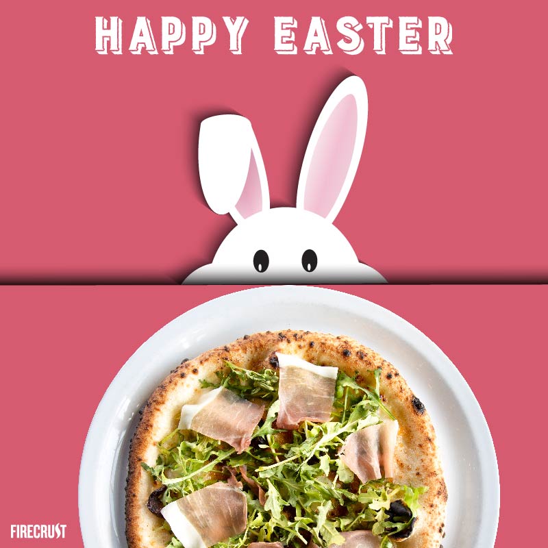 Hoppy Easter everyone! 🐰 . . . . #firecrust #custompizza #customsalad #custompasta #premiumtoppings #neapolitanpizza #ilovepizza #bestpizza #instagood #pizzalove #yummy #foodie #amazing #wherevancouver
