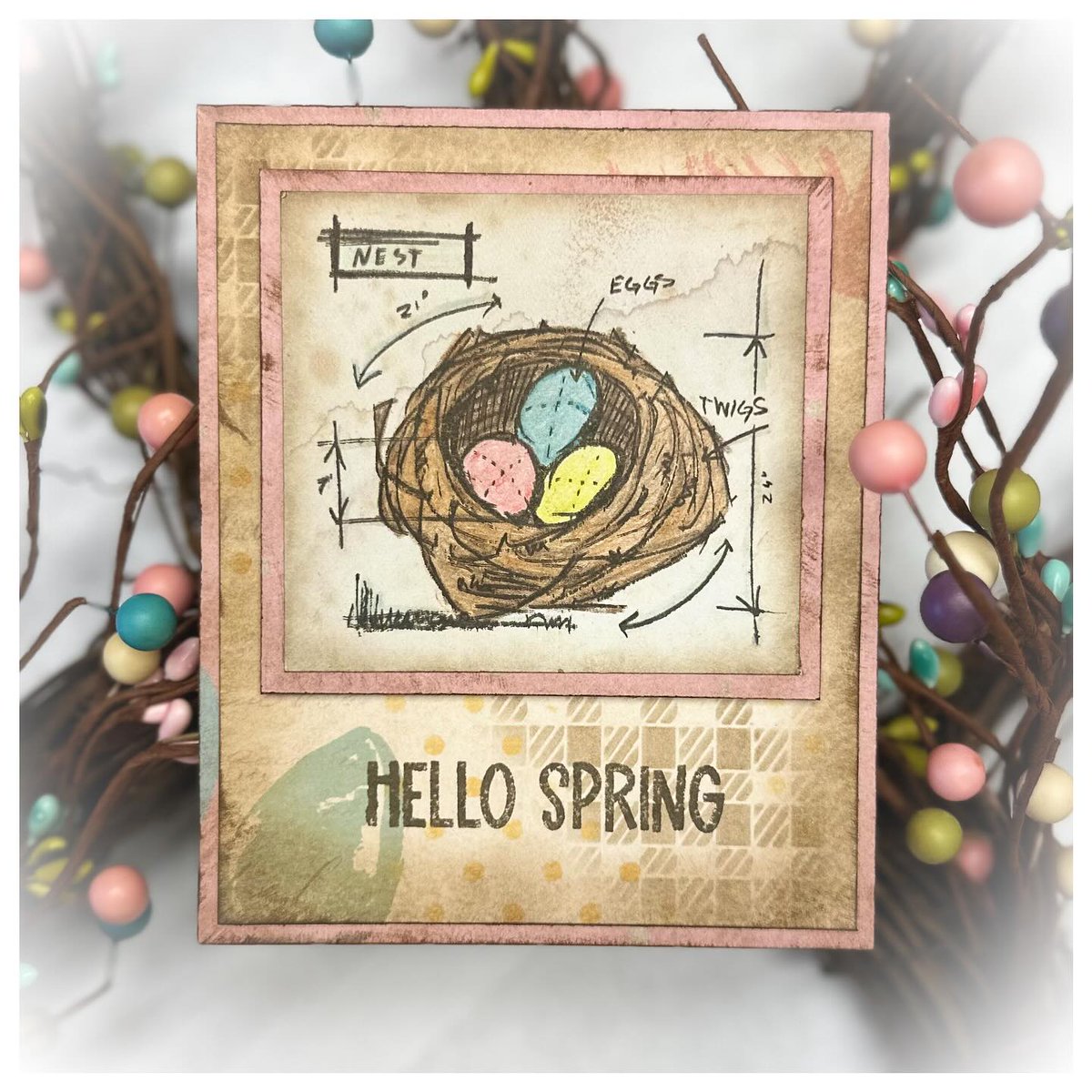 stampers_anon's tweet photo. Happy Easter 🪺🐰🌸 #timholtzstamps Easter Blueprint stamped with #distressink Scorched Timber + colored w/Distress Watercolor Pencils and background is a mix of #timholtz stamps/stencils ✨

✂️ #handmade by @serendipitybynicole

#crafts #DIY #stampersanonymous #timholtzstamps https://t.co/msgph6Viwy