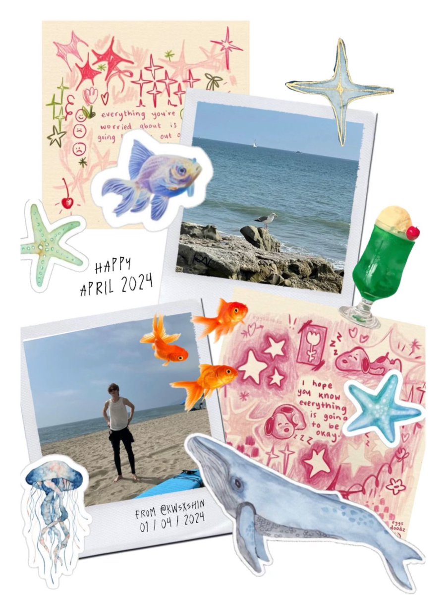 — 𝐀𝐩𝐫𝐢𝐥 𝐖𝐢𝐬𝐡 🐠
𝐌𝐨𝐧𝐝𝐚𝐲, 𝟏𝐬𝐭 𝐀𝐩𝐫𝐢𝐥 𝟐𝟎𝟐𝟒

        🌞 𝐢𝐭’𝐬 𝐚𝐥𝐫𝐞𝐚𝐝𝐲 𝐬𝐮𝐦𝐦𝐞𝐫~ 𝐬𝐞𝐧𝐭 𝐲𝐨𝐮 𝐚𝐥𝐥 𝐭𝐡𝐞 𝐰𝐚𝐫𝐦𝐞𝐬𝐭 𝐰𝐢𝐬𝐡𝐞𝐬 𝐟𝐨𝐫 𝐭𝐡𝐞 𝐟𝐞𝐬𝐭𝐢𝐯𝐞 𝐬𝐞𝐚𝐬𝐨𝐧, 𝐡𝐚𝐯𝐞 𝐚 𝐠𝐫𝐞𝐚𝐭 𝐬𝐮𝐦𝐦𝐞𝐫 𝐯𝐚𝐜𝐚𝐭𝐢𝐨𝐧!