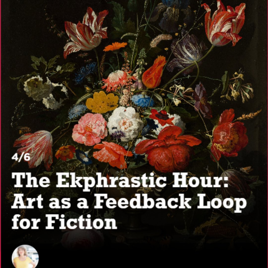 @annmariek_h 4. Can I Hook You on My Book? - Finding an Agent & Writing the Query (FULL)by @karen_odden 5. Your Story Matters: The Building Blocks of the Personal Essay by @gyasi_hall 6. The Ekphrastic Hour: Art as a Feedback Loop for Fiction by @ambernoelle