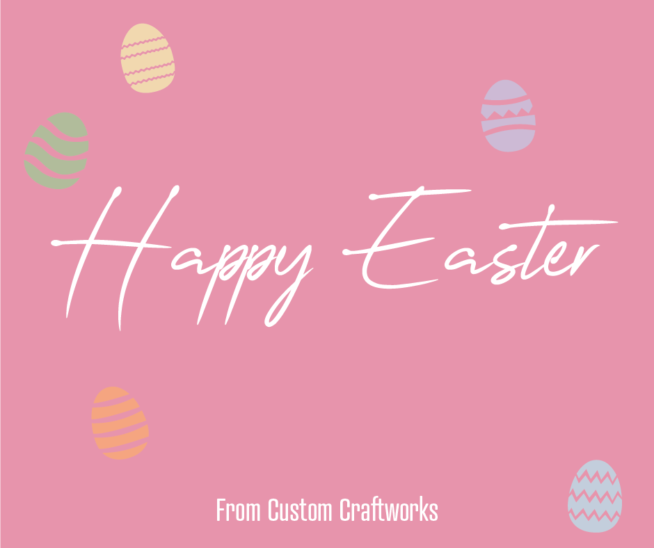 CustomCraftwork's tweet image. 🌸🐣 Wishing you all a Happy Easter from the team at Custom Craftworks! May your day be filled with joy, renewal, and the comfort of loved ones. Here’s to a spring season brimming with relaxation and wellness! 🐰💐 #HappyEaster #SpringRenewal #CustomCraftworks