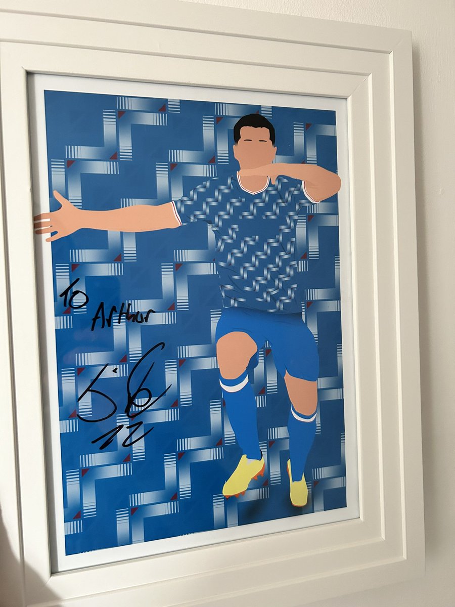 Good weekend to get this one by @PrintByRob up for the littlest blue in the house. Got the seal of approval by the big man himself last weekend too 👊🏻👊🏻👊🏻