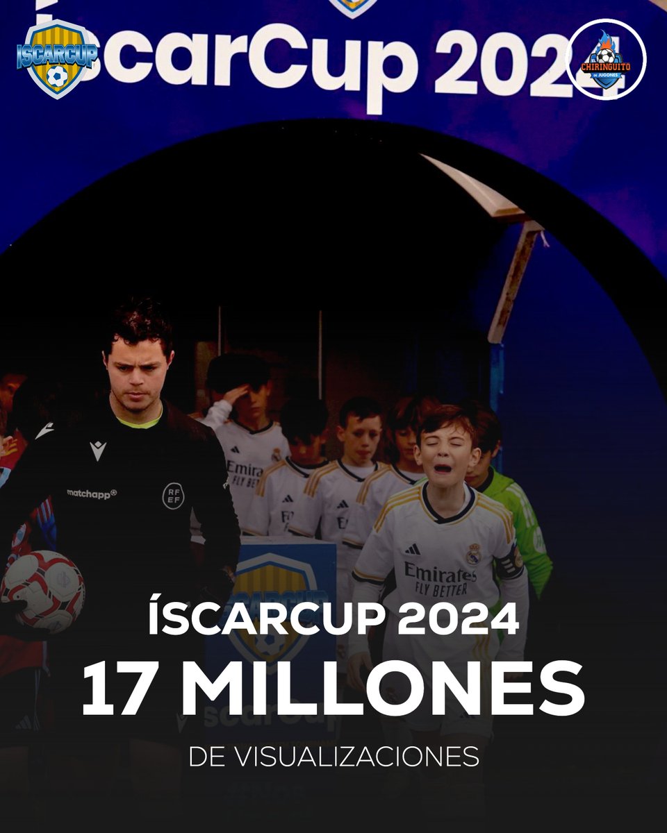 🌟 EXITO HISTÓRICO DE LA ÍSCARCUP en @elchiringuitotv 🌟 🤯 ¡¡17 MILLONES de visualizaciones en nuestras redes sociales! ❤️ GRACIAS, GRACIAS, GRACIAS.