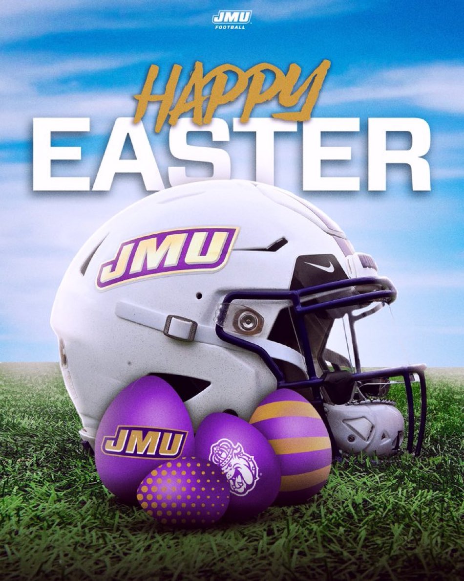 Happy Easter to JMU Nation! @JMUFootball