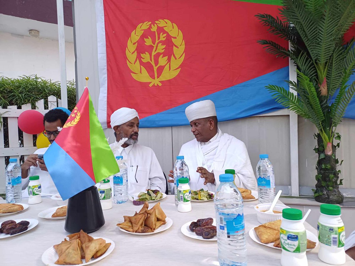 shurinti's tweet photo. ኤምባሲ ሃገረ ኤርትራ ኣብ ኢማራት  - ዱበይ - ብኣጋጣሚ ጾመ ሮሞዳን ሎሚ ሰንበት 31 መጋቢት 2024  ንኤርትራውያን ነበርቲ ከተማ ዱባይ ከባቢኣን ናይ " ኢፍጣር"  ዕድመ ገይሩ!  

#EritreaPrevails https://t.co/KIdNzooq1B