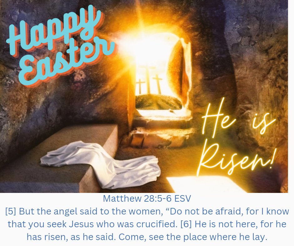 Have a blessed Easter!