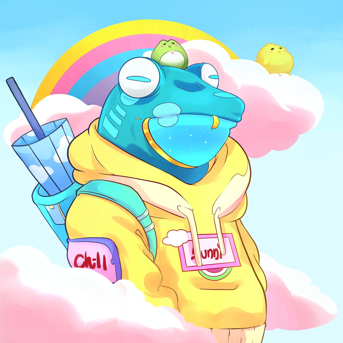 Happy Easter🥚!

Heres one of the many 1/1 we will have in our collection. 

Made by the super talented <a href="/AshielleeNFT/">🌻Ashieee 🌻</a> 

Wait till you see the others 👀

Can we reach 2k Followers today?