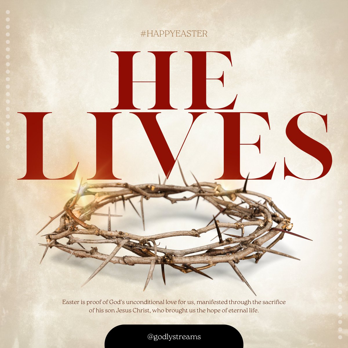 getstreamsapp's tweet image. 🌟 Happy Easter! 🌟

Wishing you all a day filled with joy, hope, and love. May this Easter bring blessings to your heart and happiness to your soul. Let's celebrate new beginnings and cherish the beauty of life together. #HappyEaster #Godlystreams