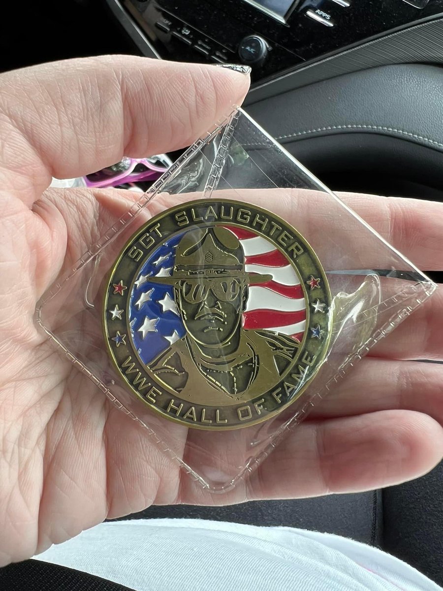 SP2013's tweet image. Got to meet Sgt. slaughter yesterday. I am an official member of the cobra clutch club