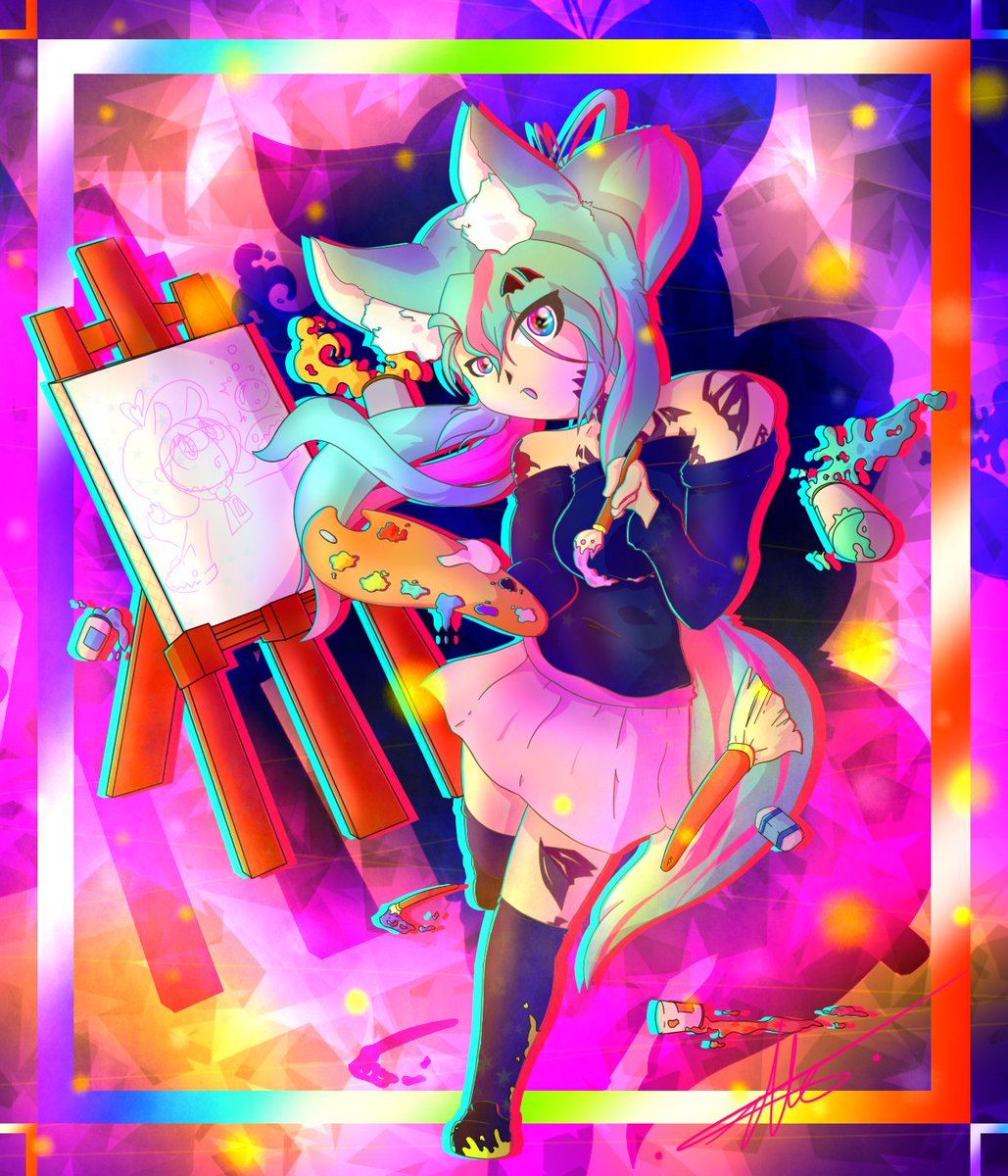 Well <a href="/DullDummy/">Dull Dummy The BLASPHEMOUS Vtuber 🎨</a> since you made something for me I thought to repay the favor <3 >w<~ this is for you <3 lotsa love to you Dullyyyy!-