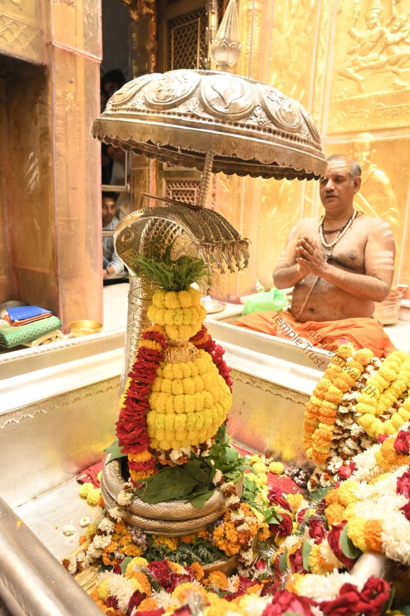 ShriVishwanath's tweet photo. आज दिनांक 31-03-2024 को श्री काशी विश्वनाथ मंदिर में श्रृंगा��� आरती के भव्य दर्शन https://t.co/nMxK9ScL3q