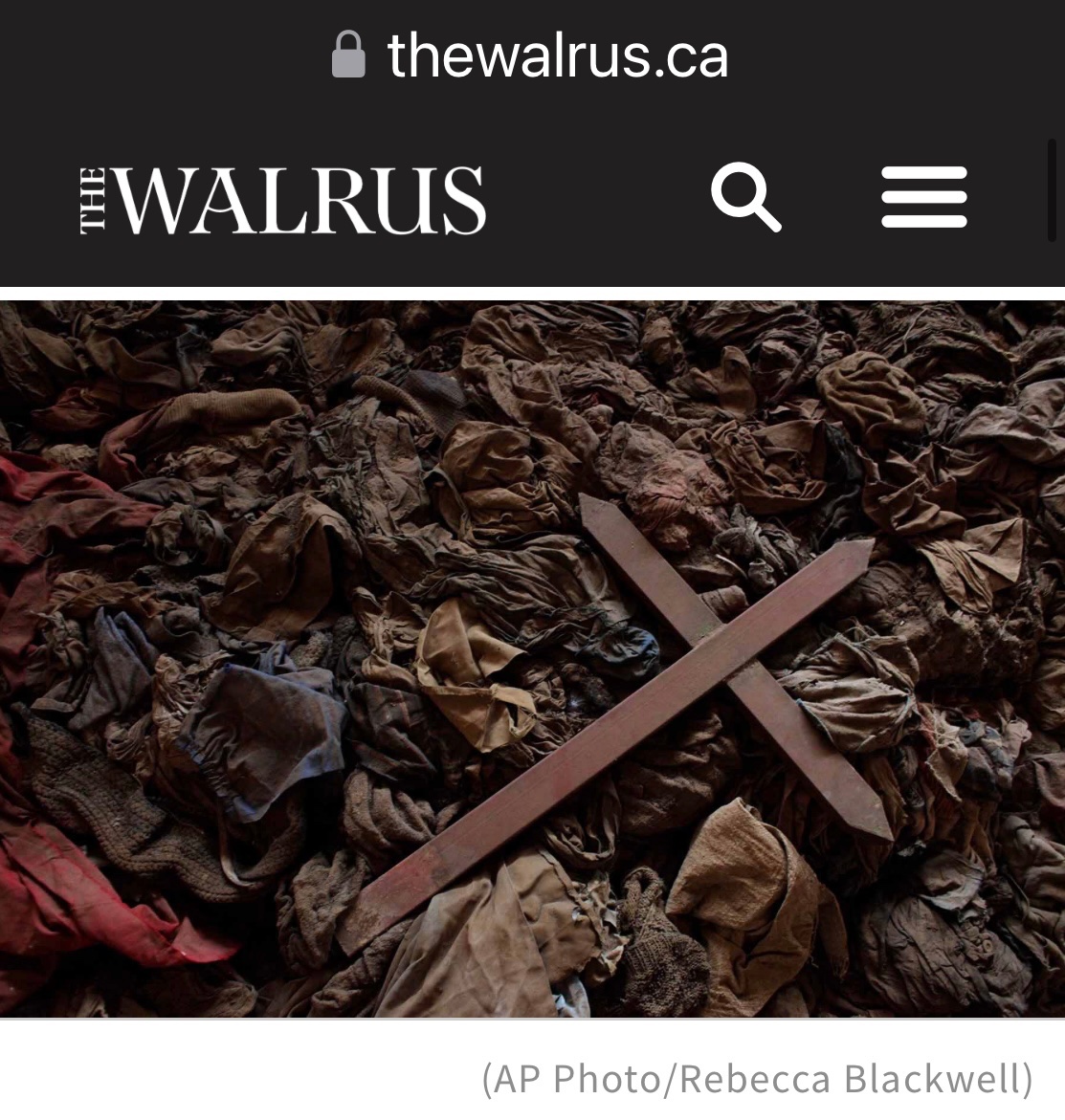An excerpt from our new book, in the Walrus Magazine. @romeodallaire