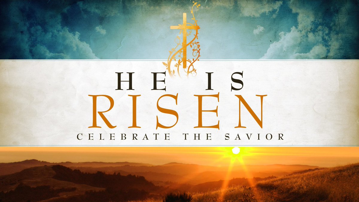 The great gift of Easter is hope - our Christian hope - which gives us confidence in God, in His ultimate triumph, and in His goodness and love, which nothing can shake. Have a blessed Resurrection Day. He Is Risen. He is Risen Indeed. Jim & Sharon Patterson