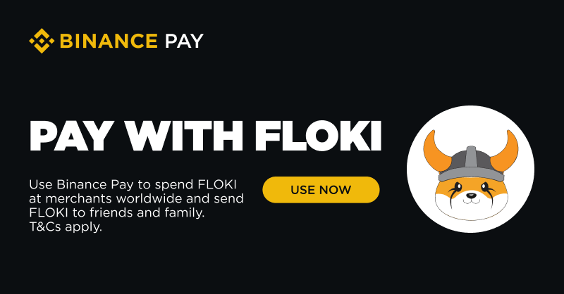 12 MILLION+ ACTIVE USERS CAN NOW USE $FLOKI TO PAY TOP MERCHANTS THROUGH BINANCE PAY $FLOKI is available as a key payment option within Binance Pay, the industry's number one crypto payments solution with 12 million+ active users. This means over 12 million active users can use…