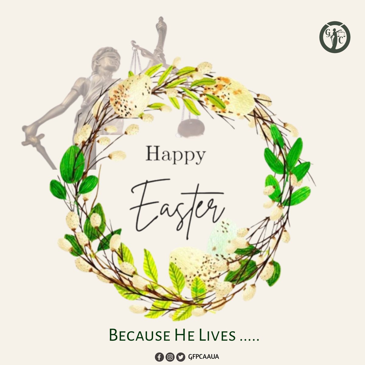 GFPCAAUA's tweet photo. Happy Easter! 🐣 from all of us at Gani Fawehinmi Public Chambers https://t.co/LsJrRabX7n