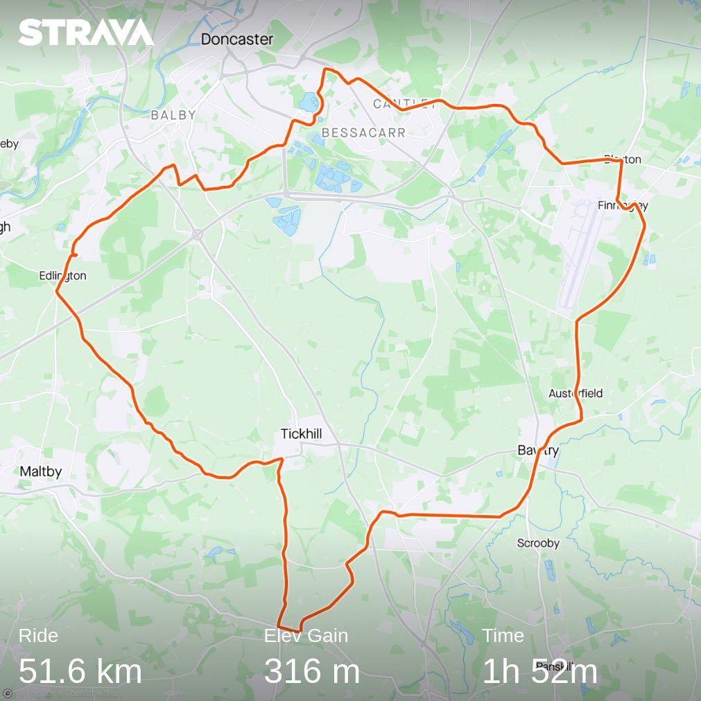 Out, out! (But a different kind) Check out my ride on Strava. strava.app.link/243baLeLpIb