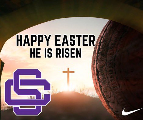 Happy Easter from Smoky Bear Football! Matthew 28:6-10. #JDIR