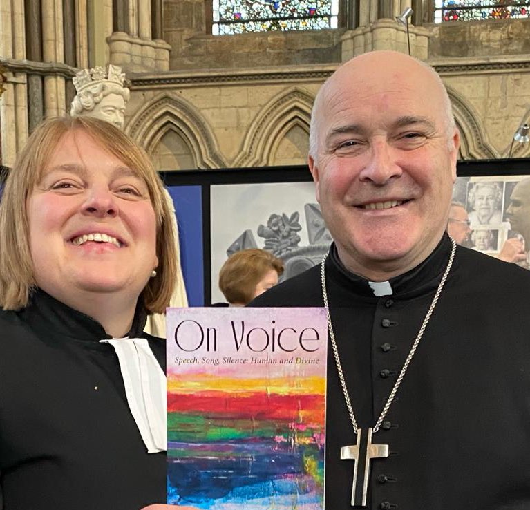Wonderful Eucharist for Easter Day: a full house, stunning music @YorkMinChoir, a champagne reception and the first copy of my book in my hands published today @dlt_books It is an Easter book. Thanks to @CottrellStephen for a fantastic sermon and kind words of farewell.