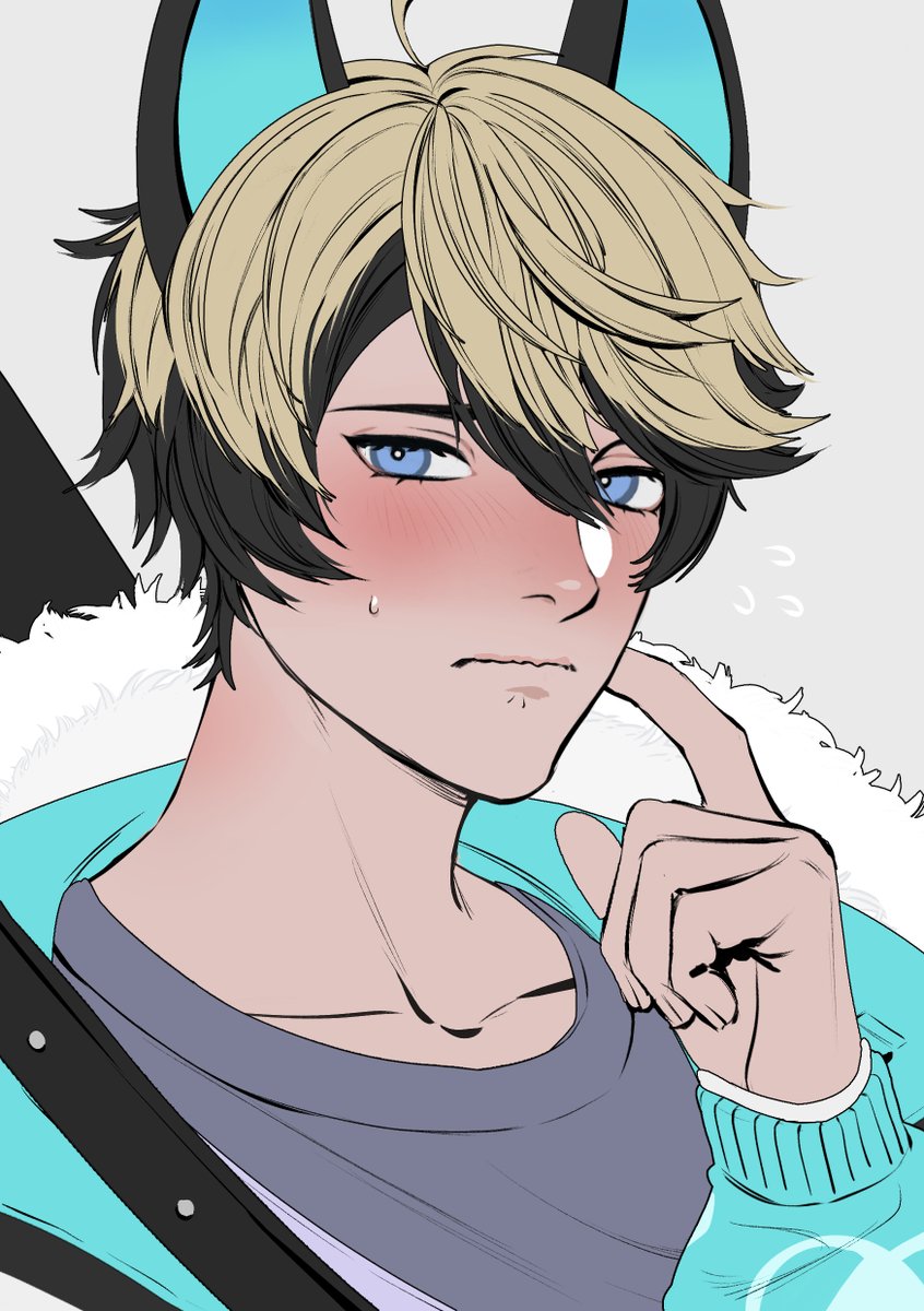 EVO_Vtuber's tweet photo. Mfw the spaghetti starts falling out of my pocket mid conversation.. 😳 
#EvoDraw https://t.co/UeDnm7IR5B