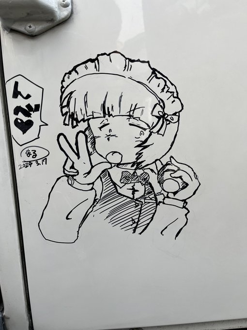 #今月描いた絵を晒そうあとはアナログかなー一枚はまだ奉納出来てないけど…一つの絵馬に2人入れるのは…新しい試みでしたわらくがきバスは次回までに…修行してリベンジですわ 