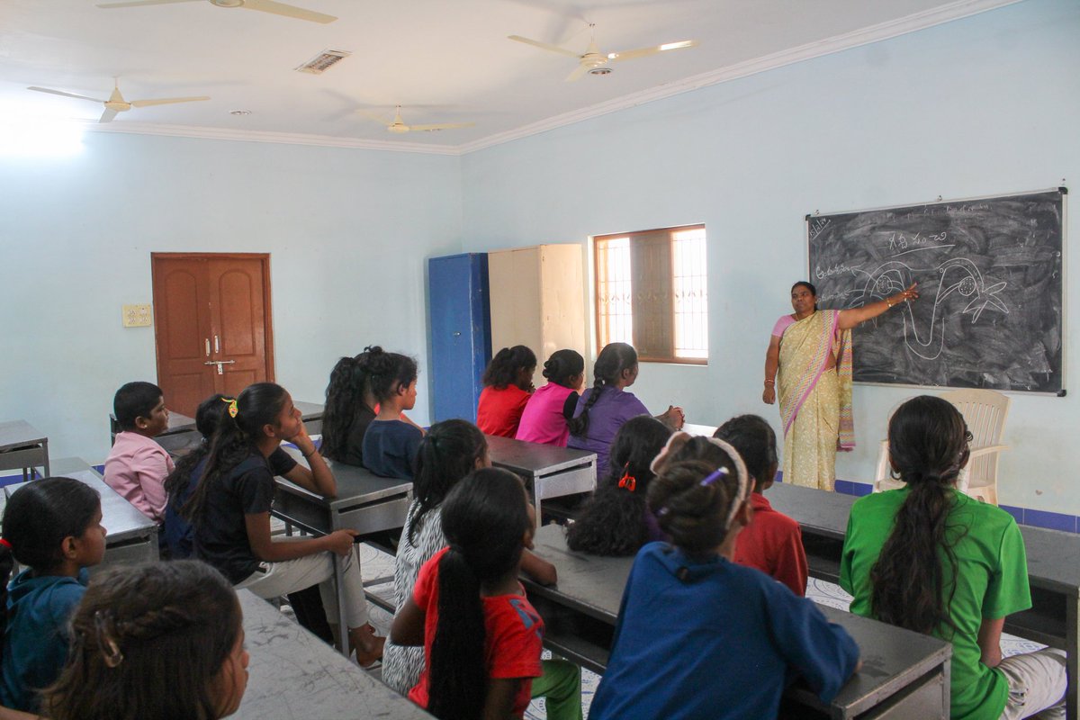 'Personal health and hygiene are crucial for our well-being. By instilling these values early on, we can build a healthy community and happier lives,' says Bhuwaneswaramma, Girls Hostel Warden, ASV. She has been familiar to children, taking awareness sessions for last 26 years.