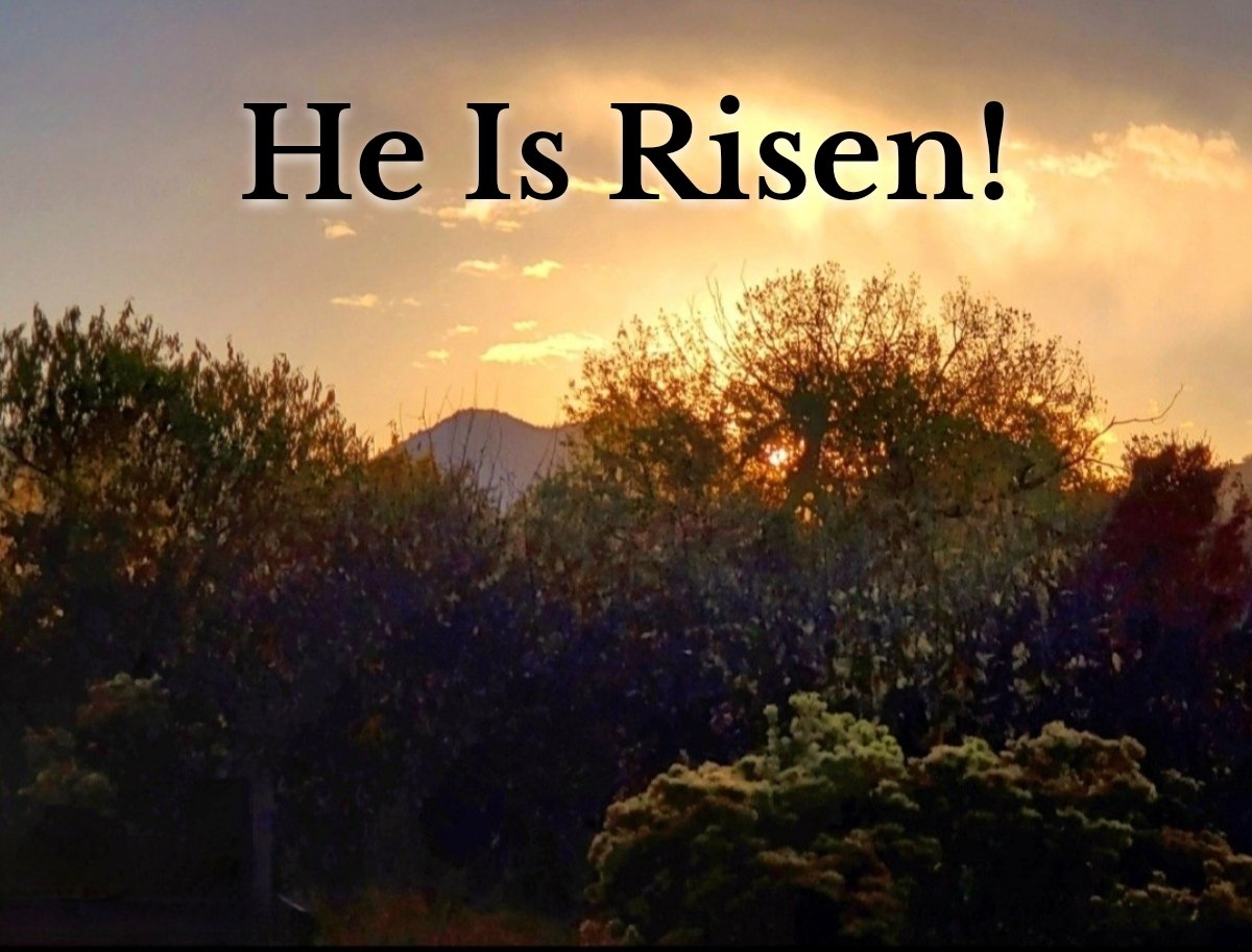 Happy Resurrection Day! He is not here; for He is risen, as He said. Come, see the place where the Lord lay. Matthew 28:6