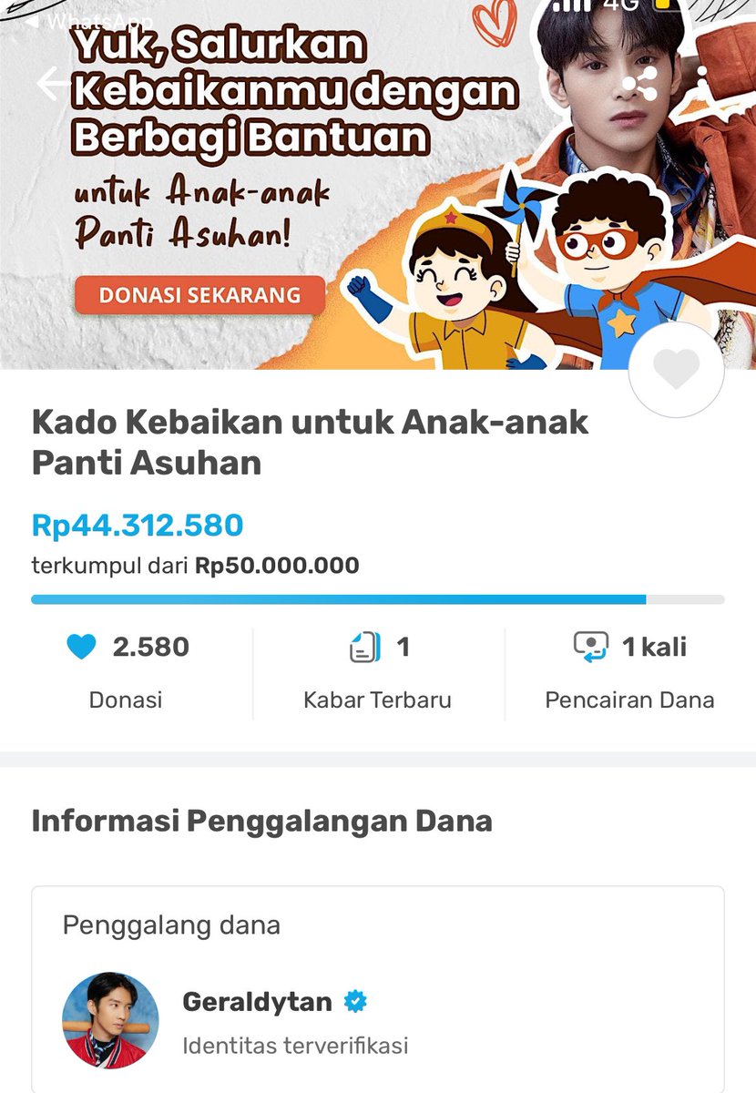 geraldytan_'s tweet photo. Halo Xobliss !
Karena ini Amanah dari banyak orang…
Aku mau kasih tau, Donasi birthday Zayyan yang sudah kita kumpulin.. udah kita serahin ya ke Panti Asuhan tadi sore 💚

Terimakasih yang udah ikut penyaluran, terimakasih buat para donatur juga..

Semoga kebaikan dibulan baik ini akan menjadi hal baik buat kita semua 💚💚💚

Sampai bertemu di hari baik lainnya !!!